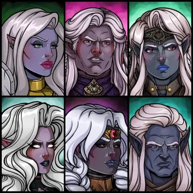 ToLLA 卓尔精灵 BG2EE 肖像包