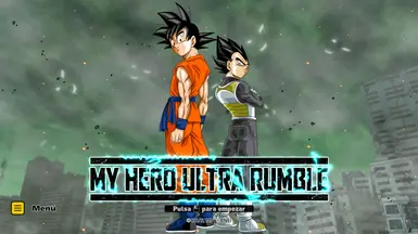 悟空与贝吉塔标题画面