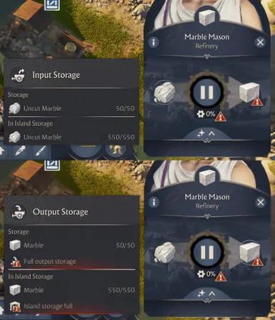 生产大楼投入与产出限制