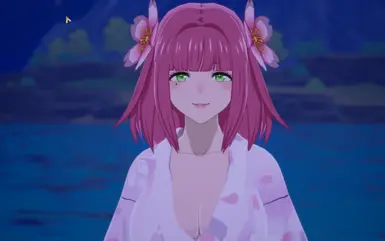 Ulalaka 浴衣，露乳沟