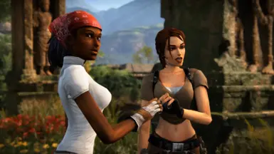 劳拉·克劳馥 X 阿娜雅