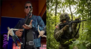 超级霰弹枪和M4半自动