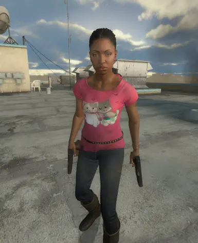 罗谢尔可爱猫T恤 L4D2