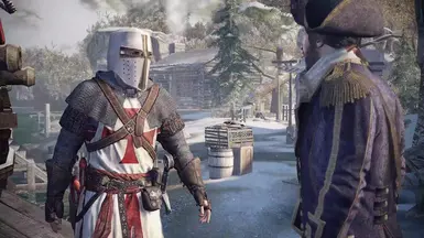 圣殿骑士11世纪带头盔的盔甲