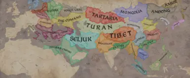 亚洲中心地图