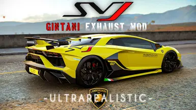 兰博基尼Aventador SVJ Gintani超现实排气声改装