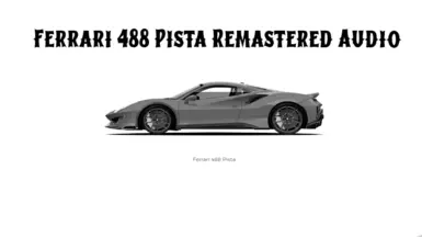 法拉利488 Pista重制音频