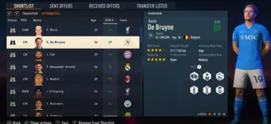 FIFA 23阵容更新,包含FC 25球员评分(原版游戏)
