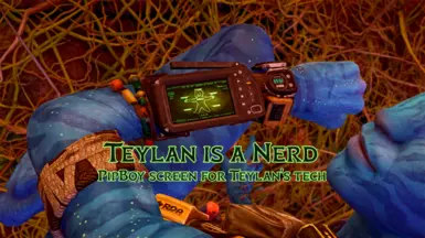Teylan是Teylan技术的Nerd - Pipboy屏幕