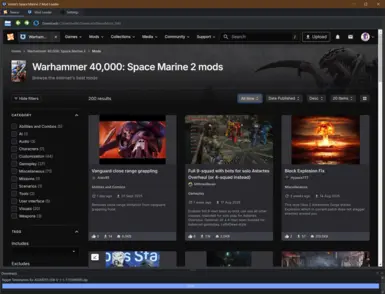 紫罗兰的太空陆战队2模组加载器和下载器