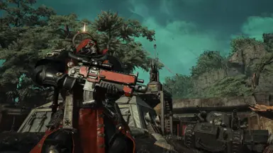 泰特斯作为牧师——小队戴头盔