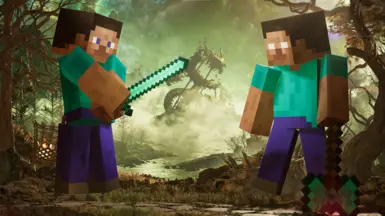 我的世界史蒂夫（和赫罗布莱恩）饰演柯南