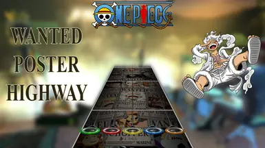 草帽海盗通缉海报高速公路