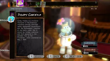 Sandy Cheeks（比基尼底裤之战再水合一）