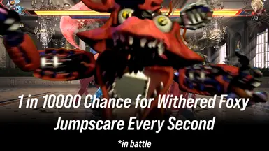 每秒有1万分之一的几率出现枯萎狐狸惊吓
