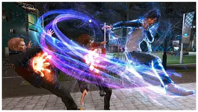 《失落的审判》蓝色Stompin随机火焰混合