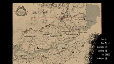 受RDR2启发的地图