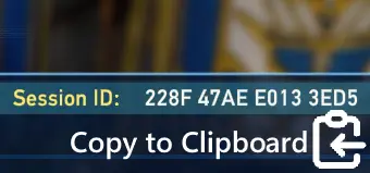 自动将会话编号复制到剪贴板