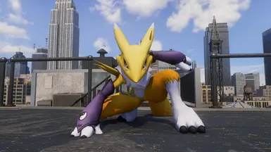 Renamon - 数码宝贝链接战衣 - 自定义模型导入