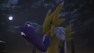 真实Renamon - 数码宝贝Linkz - 4K纹理
