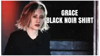 Grace 黑色黑色衬衫
