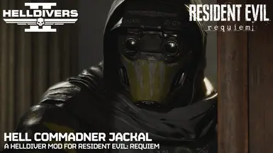 Helldivers II - Hell Commander Jackal (Leon's R.P.D. skin)