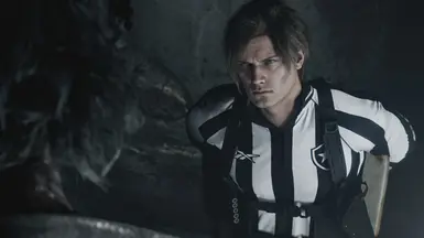 Leon com a camisa do Botafogo