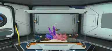 零下水域海洋的水族箱养殖