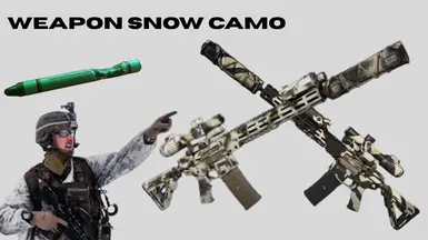 雪地武器迷彩包