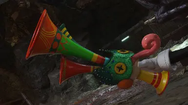 Felyne Pukei Horn（Cait Sith）（武器）（服装限定）