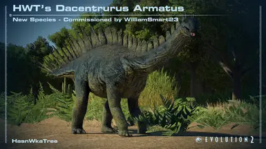 HWT的Dacentrurus armatus（新物种）（1.11）