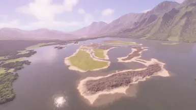 温带空白岛模板