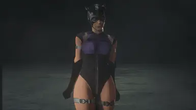 猫女 吊带灰