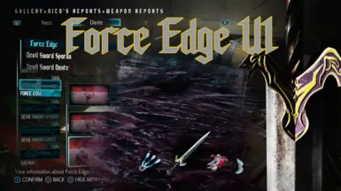 但丁的Force Edge UI