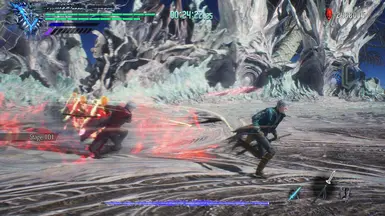 Boss Vergil，红色特效