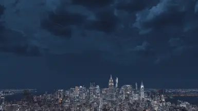 纽约市寒冷之夜
