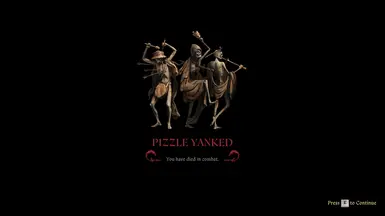 Pizzle Yanked - 替代游戏死亡版文本