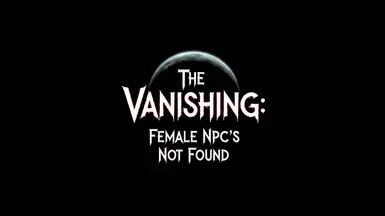 消失——未找到的女性NPC