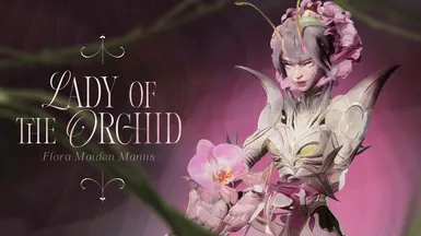 兰花女士 - 花卉少女 - 螳螂