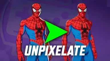 UNpixelate - 移除漫威宇宙入侵皮肤上的像素