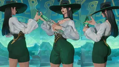 更阴森的赫拉女士皮肤