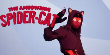 惊艳的蜘蛛猫